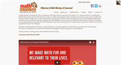 Desktop Screenshot of mathmonkeyga.com